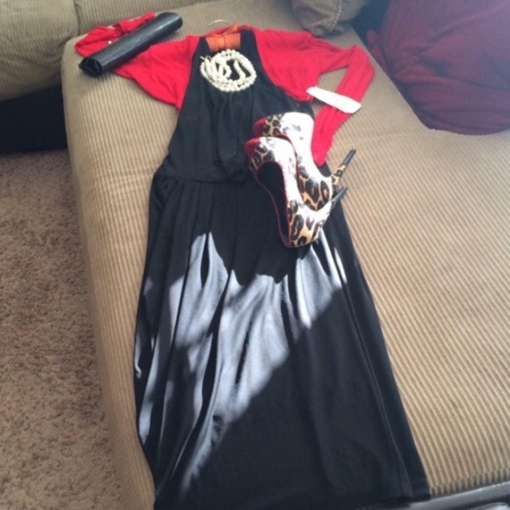 Nicole Miller Black Dress (Sz 4/6) - Picture 4 of 8